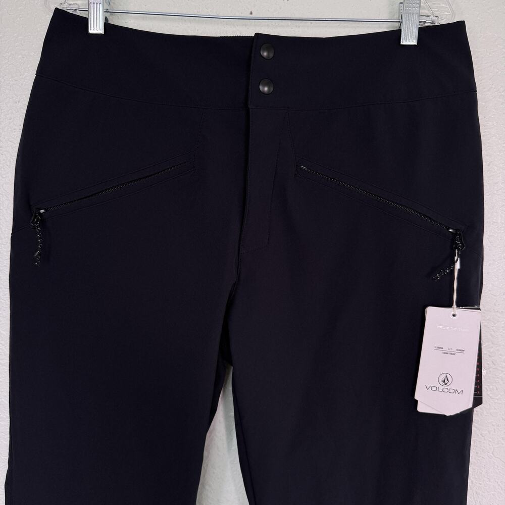 Volcom Battle Stretch HR Pants Womens XL Snow Ski Skinny Fit Black Outdoors NEW - Picture 7 of 16